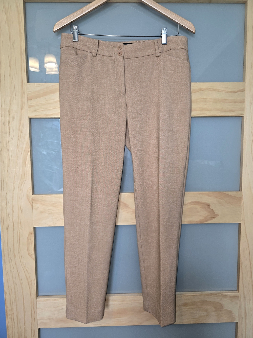 Talbots Petites Khaki Straight-Leg Pants